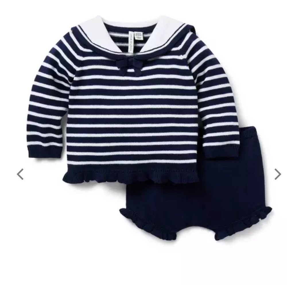 JANIE AND JACK BANY SAILOR STRIPPED MATCHING SET *NWOT